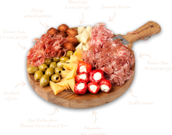 Tapasplank (voor 4 pers.)